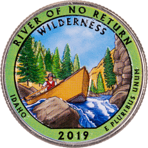 2019 Colorized Frank Church River of No Return Wilderness Quarter Main Image