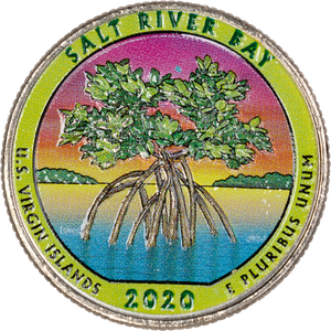 2020 Colorized Salt River Bay National Historical Park & Ecological Preserve Quarter Main Image