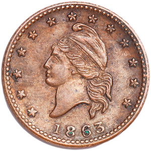 1862-1864 Patriotic Civil War Token Main Image