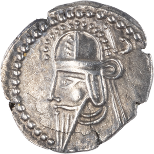 A.D. 207-222 Vologases VI Silver Drachm Main Image