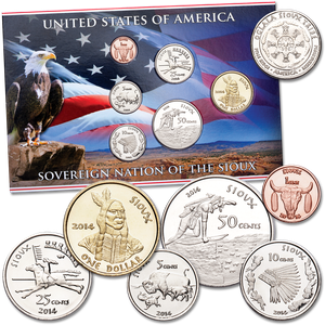 2014 Sioux Coin Set Main Image