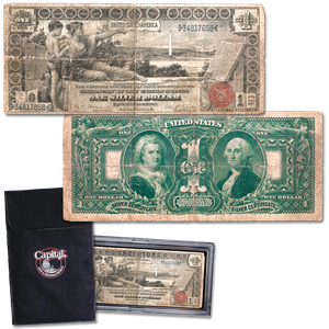 1896 Educational $1 Silver Certificate Main Image