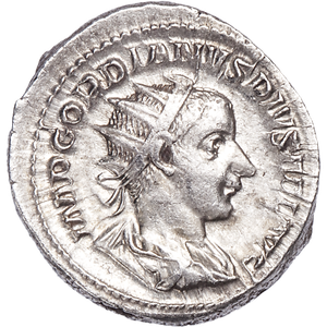 A.D. 238-244 Gordian III Silver Antoninianus, Hercules Reverse Main Image