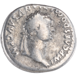 A.D. 81-96 Domitian Silver Denarius Dolphin Main Image