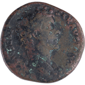 A.D. 161-180 Marcus Aurelius Bronze Sestertius Wedding Main Image