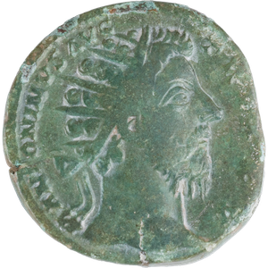 A.D. 161-180 Marcus Aurelius Bronze Dupondius VIC/GER Main Image