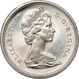 1953-1966 Canada Silver Quarter Main Image