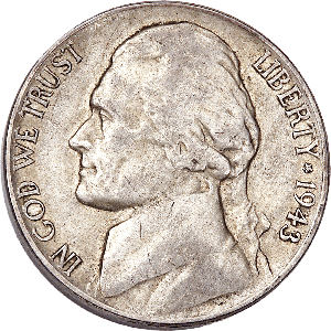 1942-1945 United States Jefferson Wartime Nickel Main Image