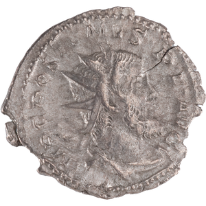 A.D. 260-269 Postumus Silver Antoninianus, Hercules Reverse Main Image