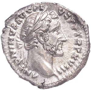 A.D. 138-161 Antoninus Pius Silver Denarius Main Image