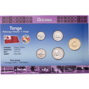 Tonga Coin Set in Custom Holder Main Image