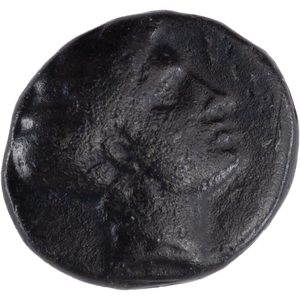 340-330 B.C. Histiaia, Euboia Bronze Nymph/Head of Cow Main Image