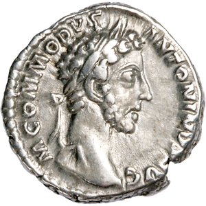 A.D. 177-192 Commodus Silver Denarius Main Image