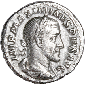 A.D. 235-238 Maximinus I Silver Denarius Main Image