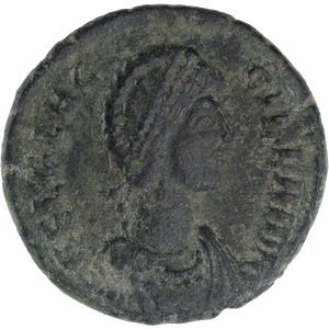 A.D. 379-388 Aelia Flaccilla Bronze Follis Main Image