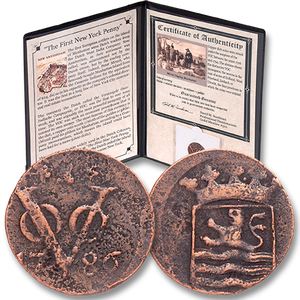 1726-1794 Copper Duit - "First New York Penny" Main Image