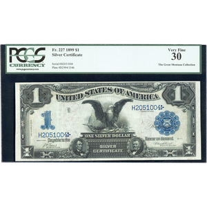 1899 $1 Silver Certificate, Black Eagle Main Image