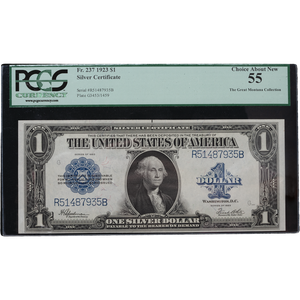 1923 Two Notes with Consecutive Serial Numbers $1 Silver Certificates Main Image