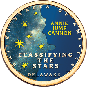 2019 Colorized Delaware U.S. Innovation Dollar Main Image