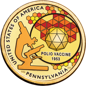 2019 Colorized Pennsylvania U.S. Innovation Dollar Main Image