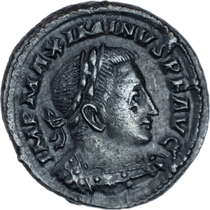 A.D. 305-313 Maximinus II Bronze Follis Main Image