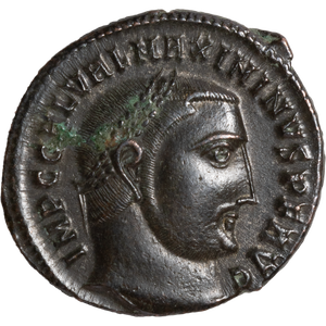 Ancient Bronze and Copper - Roman Imperial Bronze - AD305-313 XF+ Main Image