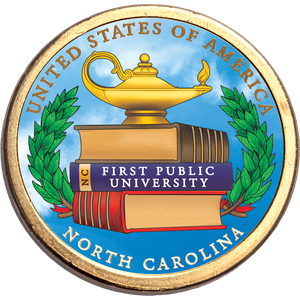 2021 Colorized North Carolina U.S. Innovation Dollar Main Image