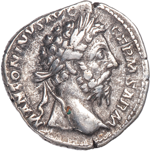 A.D. 161-180 Marcus Aurelius Silver Denarii Main Image