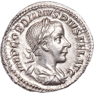 A.D. 238-244 Gordian III Silver Denarius Main Image