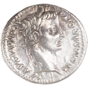 A.D. 14-37 Tiberius Silver Denarius Main Image