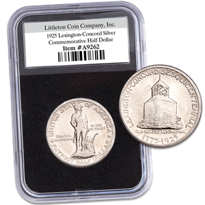 1925 Lexington-Concord Commemorative Silver Half Dollar Main Image