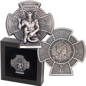 2021 Isle of Man 3 oz. Silver 5£ Cernunnos Horned God Main Image