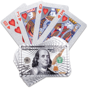 Silver Foil Playing Cards Main Image