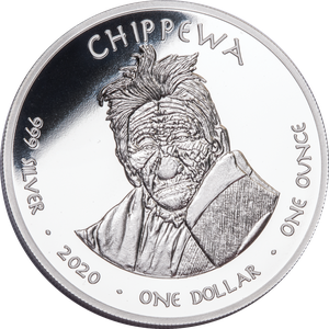 2020 Jamul Nation Chippewa & Eagle Silver Dollar Main Image