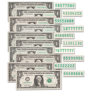 Fancy Serial Number Note Set Main Image