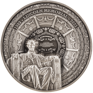 2022 Samoa 1 Kilo Silver $25 Lincoln Memorial Main Image