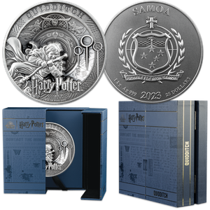 2023 Samoa 1 Kilo Silver $25 Harry Potter Series - Quidditch Main Image