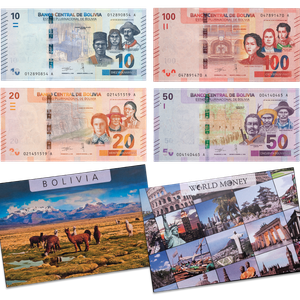 2018 Bolivia Denomination Bank Note Set Main Image