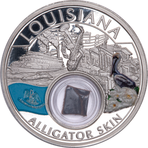 2021 Mesa Grande Tribe 1 oz. Silver U.S. Treasures Series - Louisiana Main Image