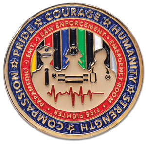 First Responder Challenge Coin Main Image
