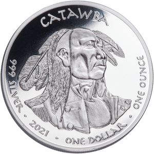 2021 Jamul Nation Catawba Tribe & Salamander Silver Dollar Main Image