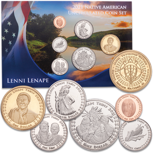 2021 Jamul Indian Coin Set - Lenni Lenape Tribe Main Image