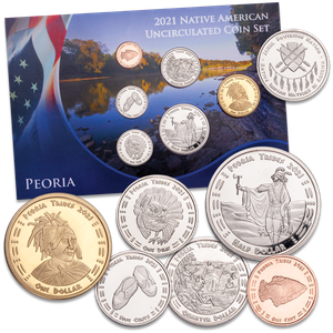 2021 Jamul Indian Coin Set - Peoria Main Image