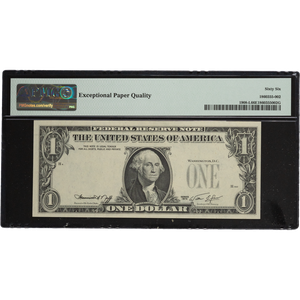 1974 $1 Federal Reserve Note, Overprint On Back Error Main Image