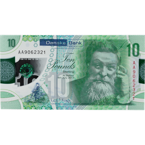 2017 Ireland Republic £10 Banknote John Boyd Dunlop Main Image