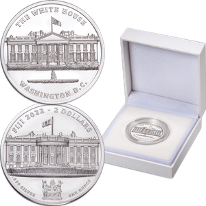 2022 Fiji 1 oz. Silver $2 White House Main Image