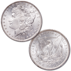 1884-O Morgan Silver Dollar Main Image