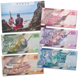 2019 Kenya Note Set Main Image