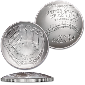 2014 National Baseball Hall of Fame Silver Dollar Main Image