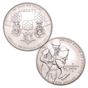 2011 Medal of Honor Silver Dollar Main Image